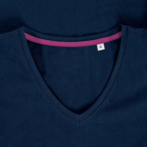 Stedman Stretch-T V-neck for men, Scarlet Red, L bedrucken, Art.-Nr. 116054025