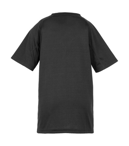 Result Junior Performance Aircool Tee, Black, M (7-8, 128) bedrucken, Art.-Nr. 118331014