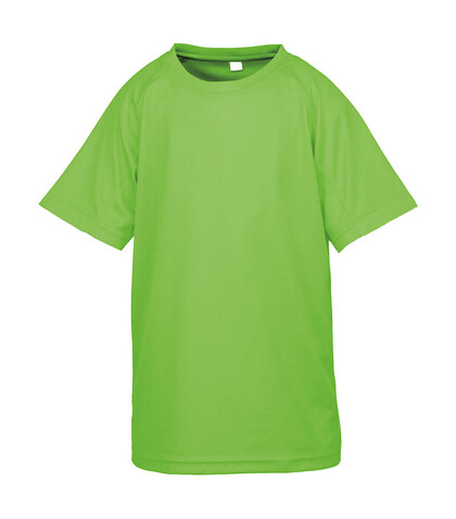Result Junior Performance Aircool Tee, Lime, S (5-6, 116) bedrucken, Art.-Nr. 118335213