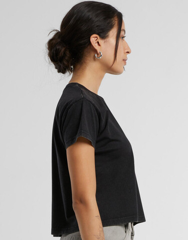 Build Your Brand Ladies Vintage Cropped Tee, Magnet, L bedrucken, Art.-Nr. 118391253