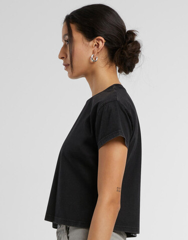 Build Your Brand Ladies Vintage Cropped Tee, Magnet, M bedrucken, Art.-Nr. 118391252