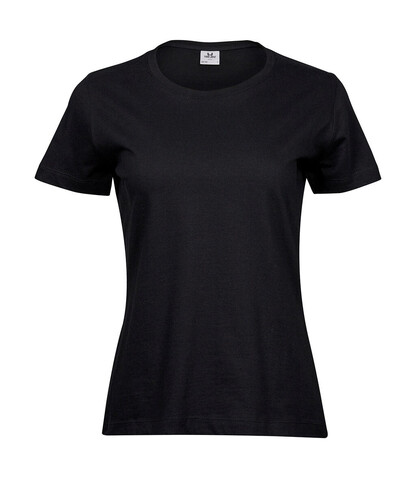 Tee Jays Ladies` Sof Tee, Black, L bedrucken, Art.-Nr. 119541014