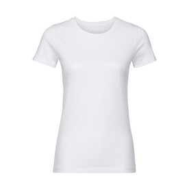 Russell Europe Ladies´ Pure Organic Tee, White, XS bedrucken, Art.-Nr. 120000002 Russell Europe Ladies´ Pure Organic Tee, White, XS bedrucken, Art.-Nr. 120000002