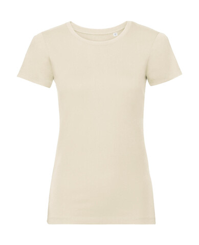Russell Europe Ladies´ Pure Organic Tee, Natural, S bedrucken, Art.-Nr. 120000083