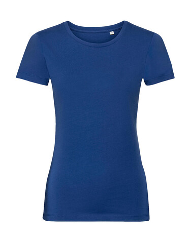 Russell Europe Ladies´ Pure Organic Tee, Bright Royal, L bedrucken, Art.-Nr. 120003065