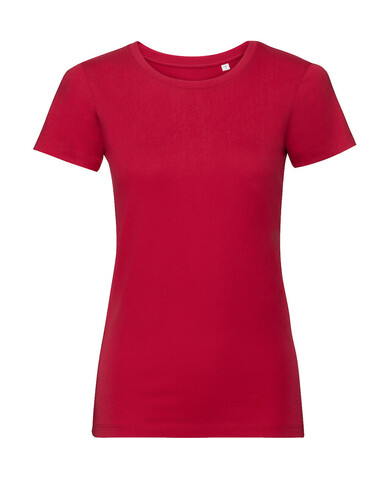 Russell Europe Ladies´ Pure Organic Tee, White, XS bedrucken, Art.-Nr. 120000002