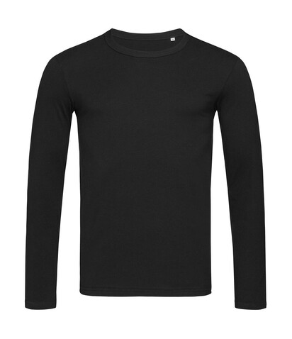 Stedman Morgan Long Sleeve, Black Opal, S bedrucken, Art.-Nr. 123051023