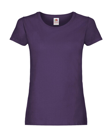 Fruit of the Loom Ladies` Original T, Heather Grey, M bedrucken, Art.-Nr. 124011234 Fruit of the Loom Ladies` Original T, Heather Grey, M bedrucken, Art.-Nr. 124011234
