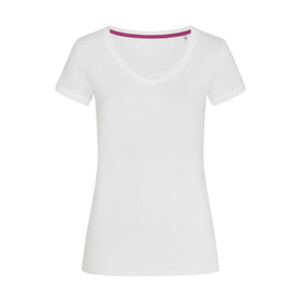 Stedman Megan V-Neck, White, S bedrucken, Art.-Nr. 129050003