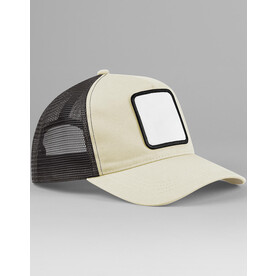 Beechfield Appliqué Patch 5 Panel Trucker, Stone/Shadow Grey, One Size bedrucken, Art.-Nr. 134690670