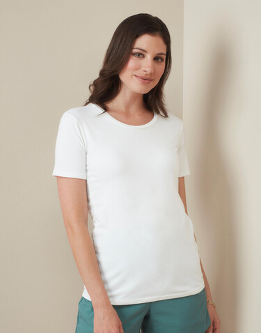 Stedman Stretch-T Relaxed for women, White, XS bedrucken, Art.-Nr. 141050002