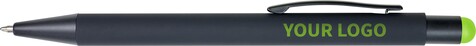 Kugelschreiber aus Aluminium Formentera – Limettengrün bedrucken, Art.-Nr. 019999999_8477