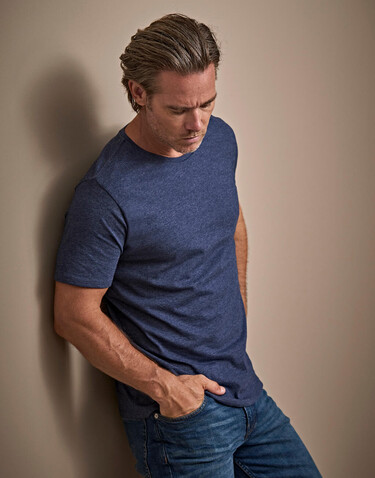 Tee Jays Urban Melange Tee, Denim Melange, 2XL bedrucken, Art.-Nr. 142543197