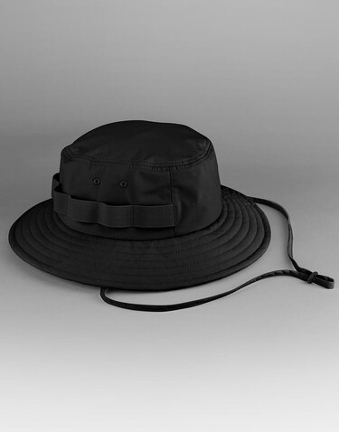 Beechfield Outdoor Adventure Sun Hat, Black, L/XL bedrucken, Art.-Nr. 142691012