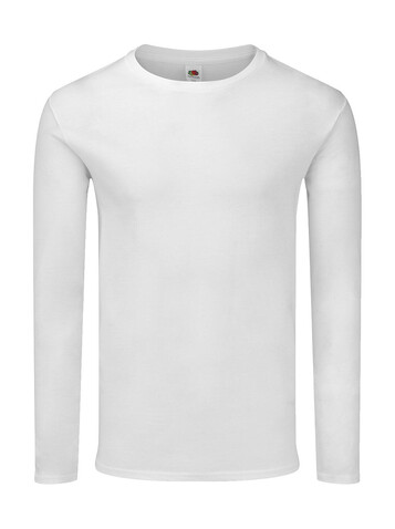Fruit of the Loom Iconic 150 Classic Long Sleeve T, White, 3XL bedrucken, Art.-Nr. 147010007