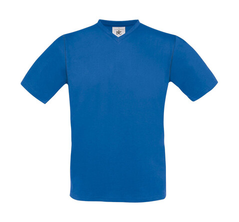 B &amp; C Exact V-neck T-Shirt, Royal, 2XL bedrucken, Art.-Nr. 149423007