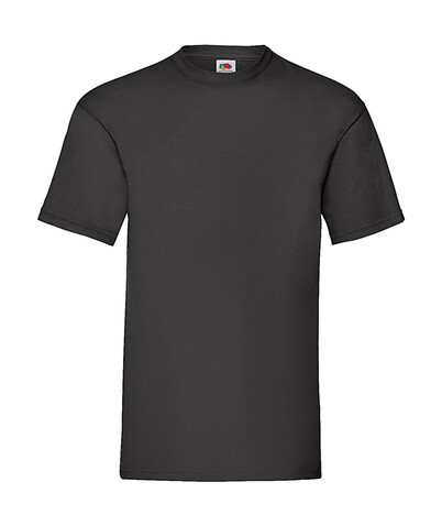 Fruit of the Loom Valueweight Tee, Black, M bedrucken, Art.-Nr. 150011014