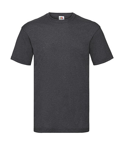 Fruit of the Loom Valueweight Tee, Dark Heather Grey, XL bedrucken, Art.-Nr. 150011266 Fruit of the Loom Valueweight Tee, Dark Heather Grey, XL bedrucken, Art.-Nr. 150011266