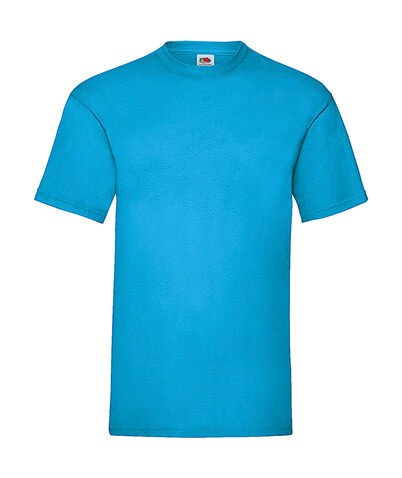 Fruit of the Loom Valueweight Tee, Azure Blue, S bedrucken, Art.-Nr. 150013103