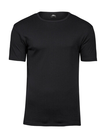 Tee Jays Men`s Interlock T-Shirt, Black, XL bedrucken, Art.-Nr. 153541016