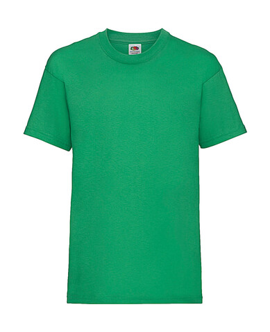 Fruit of the Loom Kids Valueweight T, Kelly Green, 104 (3-4) bedrucken, Art.-Nr. 158015183