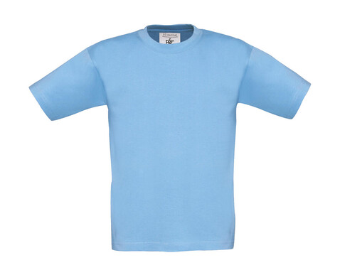B &amp; C Exact 150/kids T-Shirt, Sky Blue, 1/2 (86-92) bedrucken, Art.-Nr. 158423202