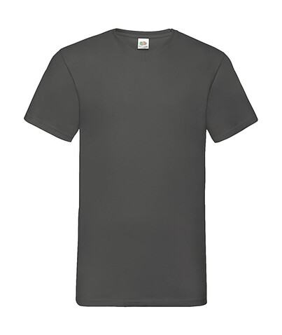 Fruit of the Loom Valueweight V-Neck-Tee, Light Graphite, XL bedrucken, Art.-Nr. 164011356 Fruit of the Loom Valueweight V-Neck-Tee, Light Graphite, XL bedrucken, Art.-Nr. 164011356