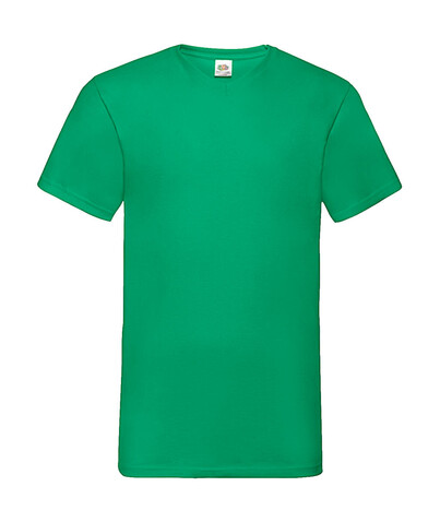Fruit of the Loom Valueweight V-Neck-Tee, Orange, M bedrucken, Art.-Nr. 164014104