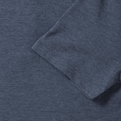 Russell Europe Men`s Henley HD T, Bright Navy Marl, XS bedrucken, Art.-Nr. 168002042