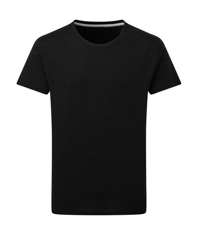 SG Signature Tagless Tee Men, Dark Black, M bedrucken, Art.-Nr. 170521042