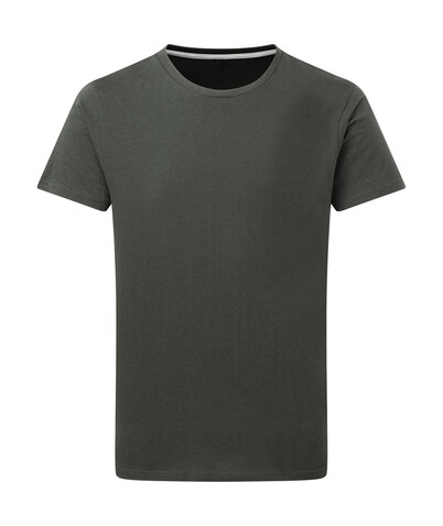 SG Signature Tagless Tee Men, Charcoal, 5XL bedrucken, Art.-Nr. 170521308