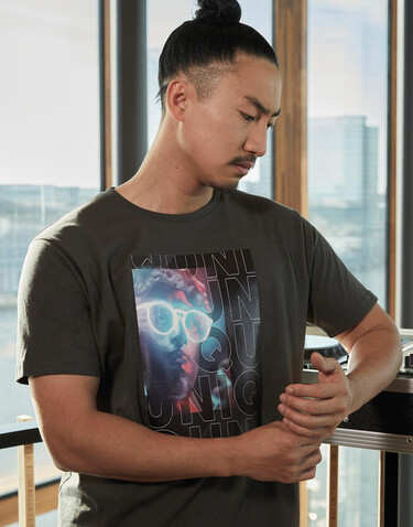 SG Signature Tagless Tee Men, Purple, M bedrucken, Art.-Nr. 170523492