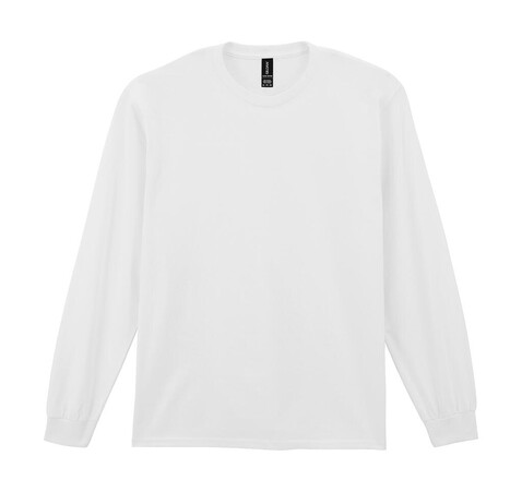 Gildan Ultra Cotton Adult T-Shirt LS, White, 3XL bedrucken, Art.-Nr. 171090008