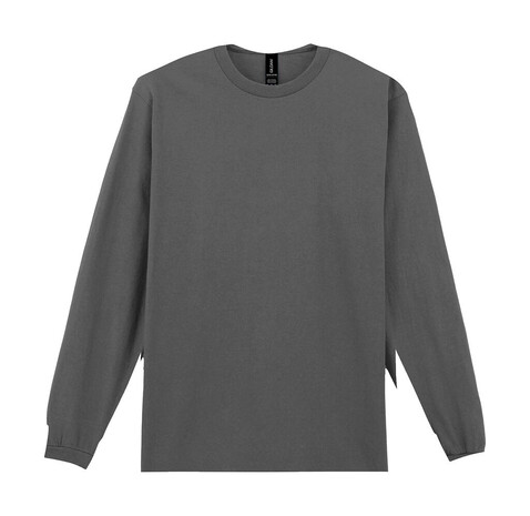 Gildan Ultra Cotton Adult T-Shirt LS, Charcoal, 2XL bedrucken, Art.-Nr. 171091307