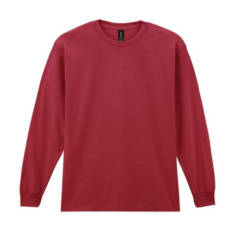 Gildan Ultra Cotton Adult T-Shirt LS, Cardinal Red, S bedrucken, Art.-Nr. 171094023