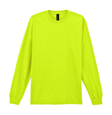 Gildan Ultra Cotton Adult T-Shirt LS, Safety Green, 5XL bedrucken, Art.-Nr. 171095110