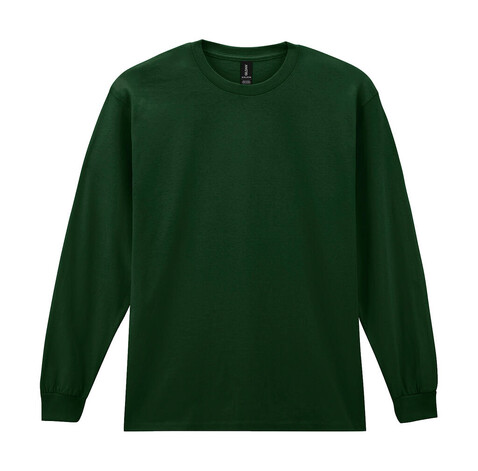 Gildan Ultra Cotton Adult T-Shirt LS, Forest Green, 2XL bedrucken, Art.-Nr. 171095417