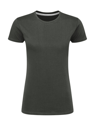 SG Signature Tagless Tee Women, Charcoal, S bedrucken, Art.-Nr. 171521303