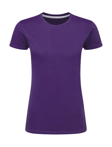 SG Signature Tagless Tee Women, Purple, L bedrucken, Art.-Nr. 171523495