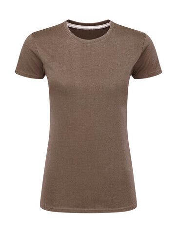 SG Signature Tagless Tee Women, Deep Taupe, S bedrucken, Art.-Nr. 171527093