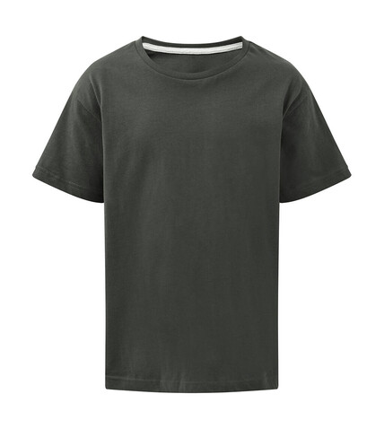 SG Signature Tagless Tee Kids, Charcoal, 92 (1-2/XS) bedrucken, Art.-Nr. 172521302