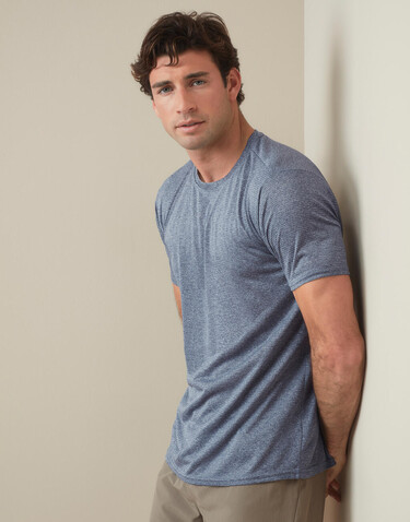 Stedman Recycled Sports-T Move Men, Denim Heather, S bedrucken, Art.-Nr. 174053203