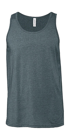 Bella Unisex Jersey Tank, Heather Slate, 2XL bedrucken, Art.-Nr. 175061357