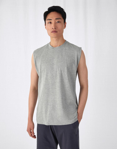 B &amp; C Exact Move Sleeveless T-Shirt, White, L bedrucken, Art.-Nr. 175420005