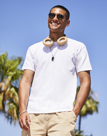 Fruit of the Loom Heavy Cotton T, White, S bedrucken, Art.-Nr. 180010003