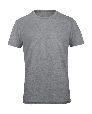 B &amp; C Triblend/men T-Shirt, Heather Light Grey, S bedrucken, Art.-Nr. 186421133
