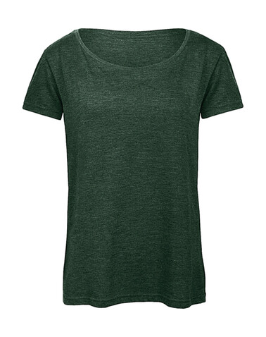 B &amp; C Triblend/women T-Shirt, Heather Forest, XS bedrucken, Art.-Nr. 187425042