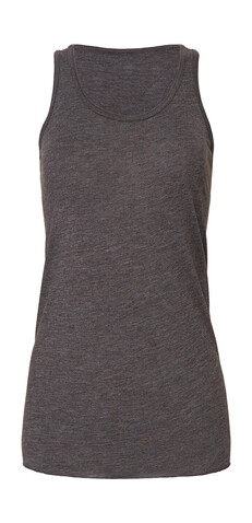 Bella Flowy Racerback Tank Top, Dark Grey Heather, S bedrucken, Art.-Nr. 188061273