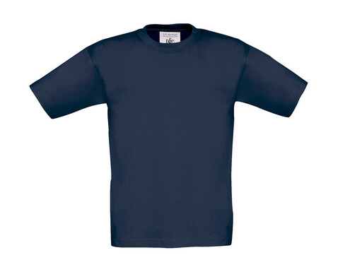 B &amp; C Exact 190/kids T-Shirt, Navy, 9/11 (134/146) bedrucken, Art.-Nr. 188422006