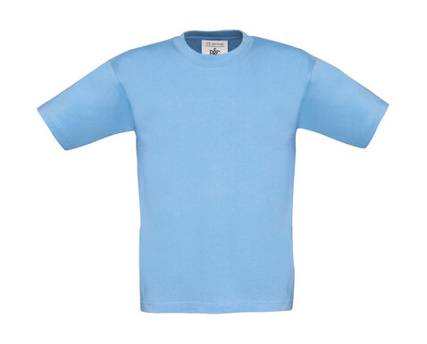 B &amp; C Exact 190/kids T-Shirt, Sky Blue, 5/6 (110/116) bedrucken, Art.-Nr. 188423204
